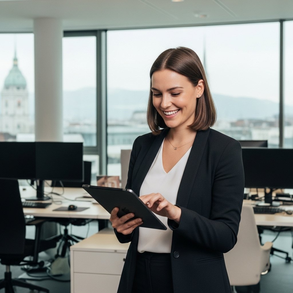 Grafik zeigt KI Anwendung in KMU