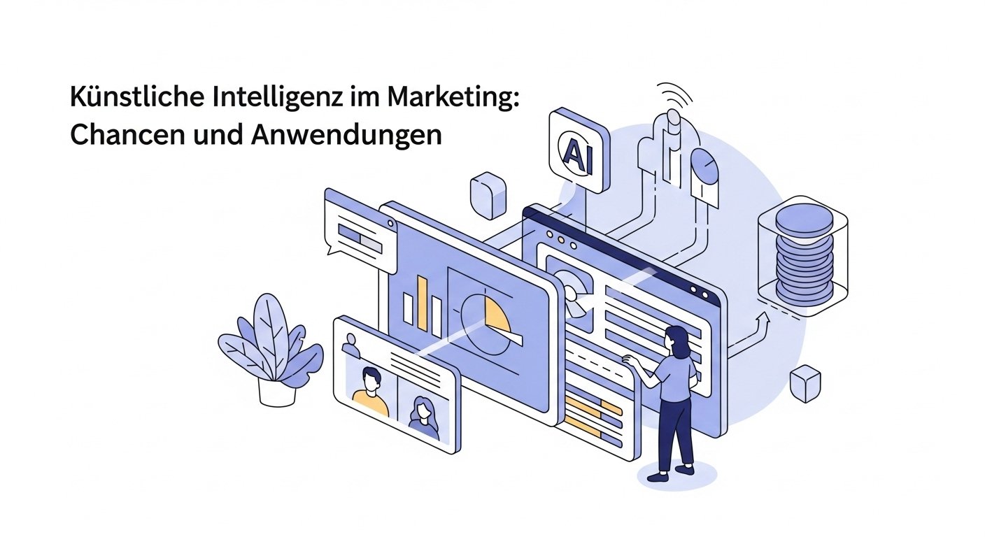 Bild zeigt verschiedene Aspekte von Marketing Automation