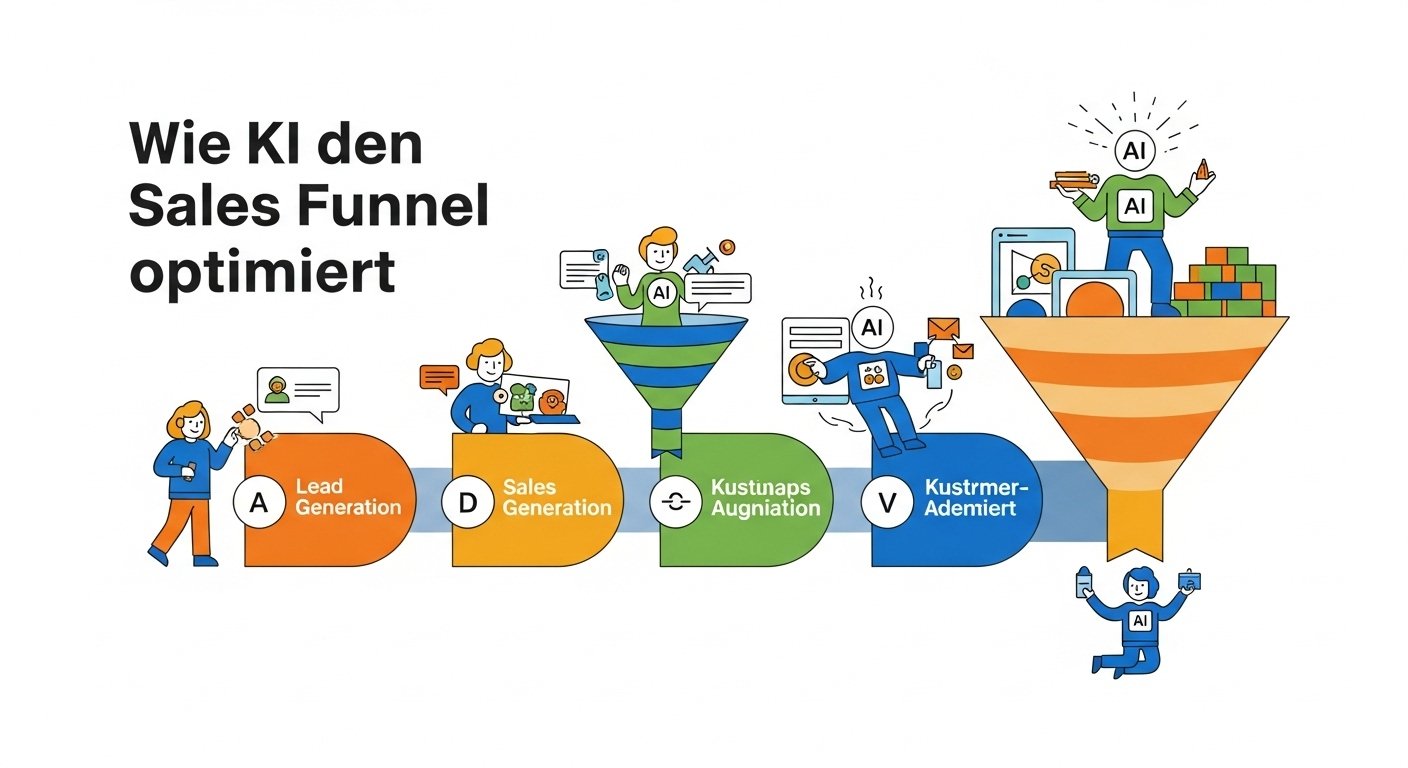 Illustration der Anwendung von KI in KMU