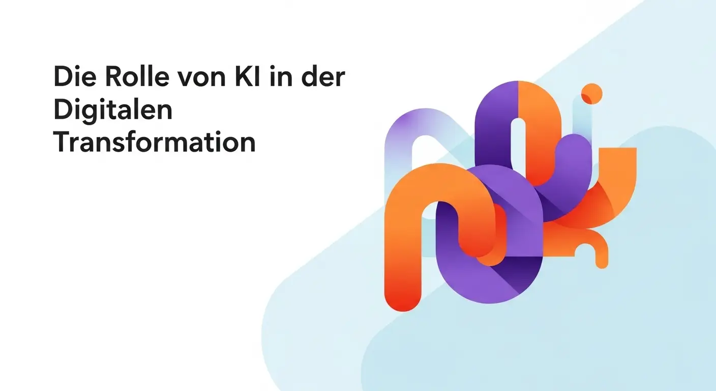 Illustration von KI-Anwendungen für KMU