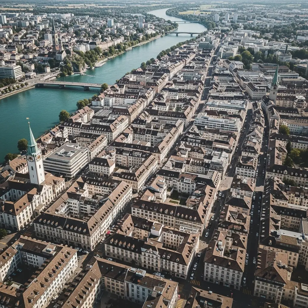 Illustration von KI-Technologien angewendet in einem KMU-Kontext