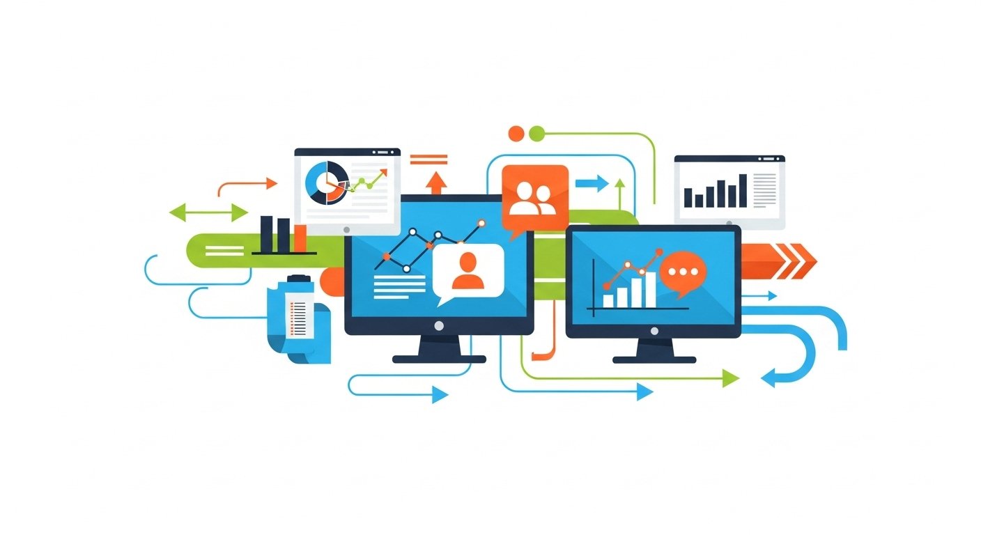 Grafik zur Darstellung von Content Automatisierung