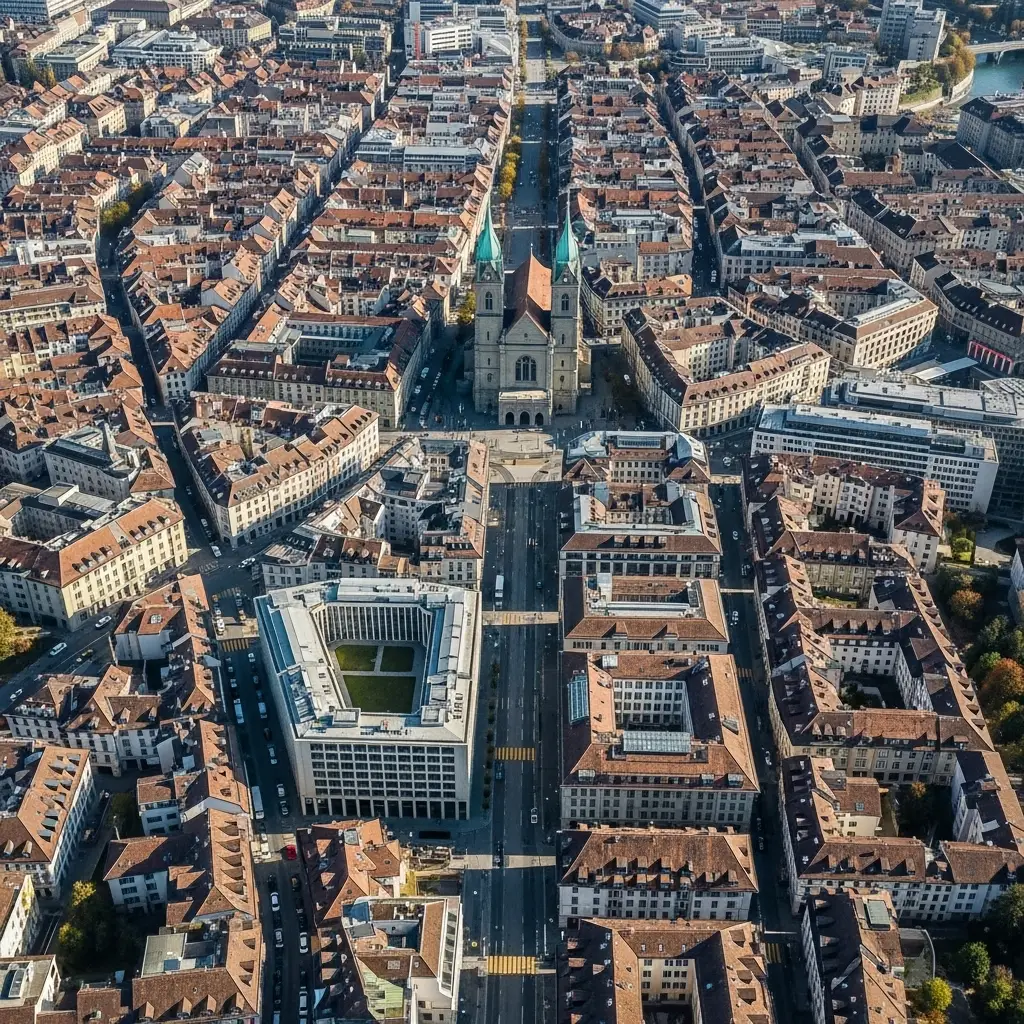 Webdesigner arbeitet an einem Projekt in der Schweiz