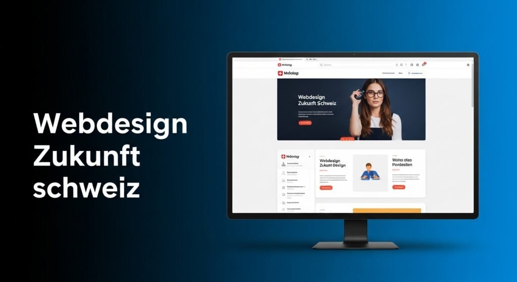 Die Zukunft des Webdesigns: Wie Technologie und futuristische Visuals die Digitalisierung für Schweizer KMU vorantreiben