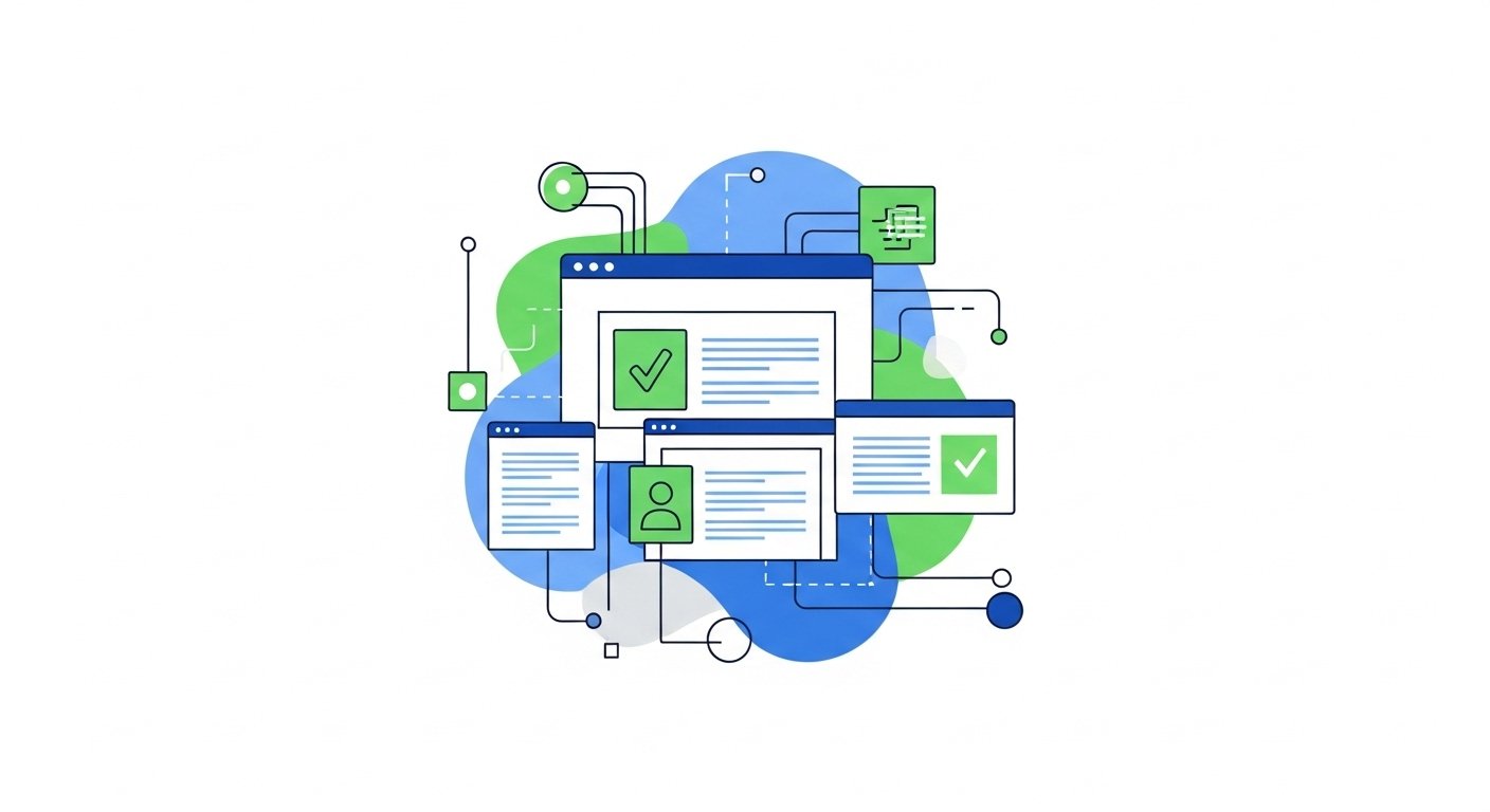 Illustration zum Thema digitale Sichtbarkeit