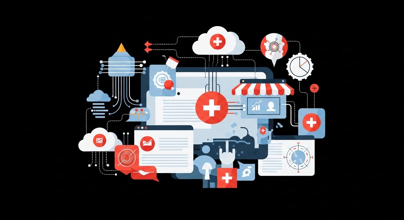 Grafik zur Darstellung von Online Marketing Strategien