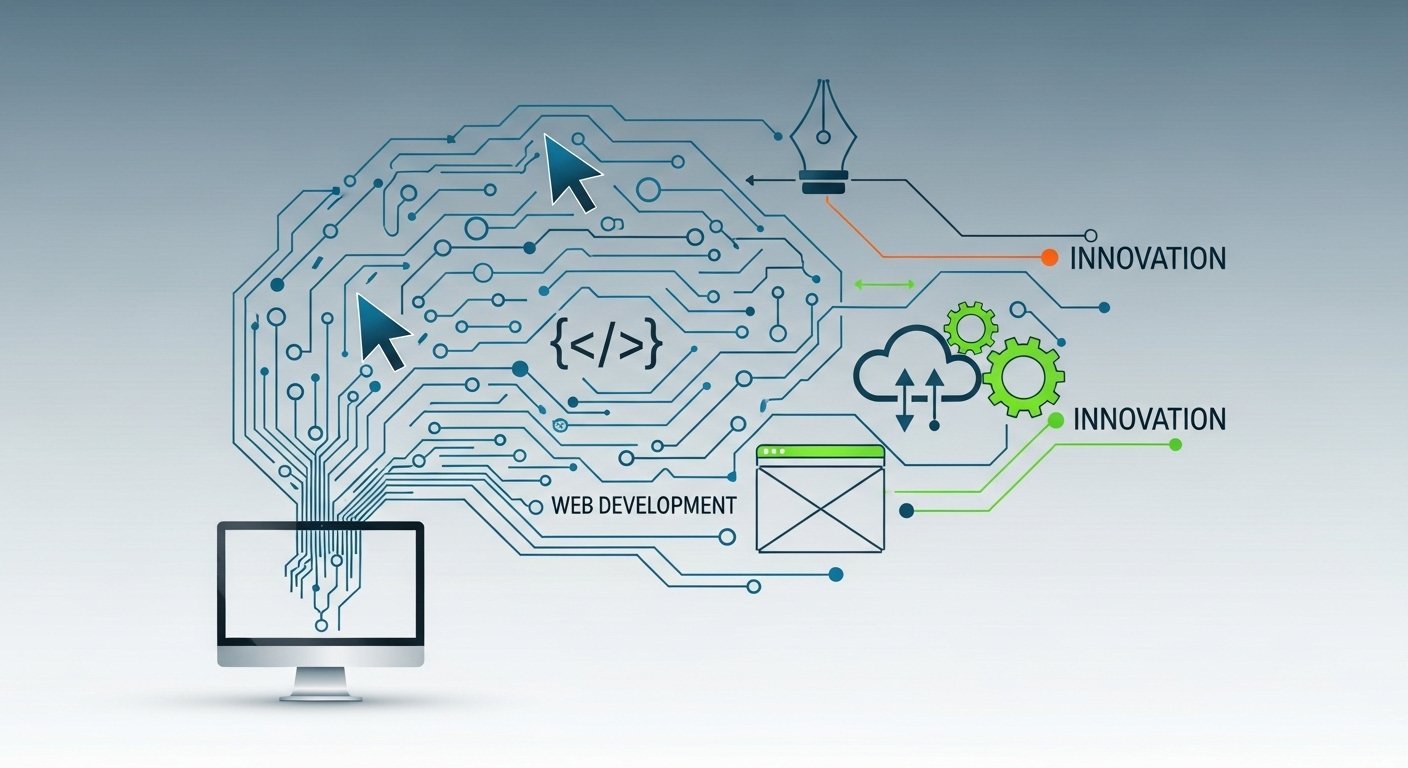 Grafische Darstellung von KI-Implementierung in KMU