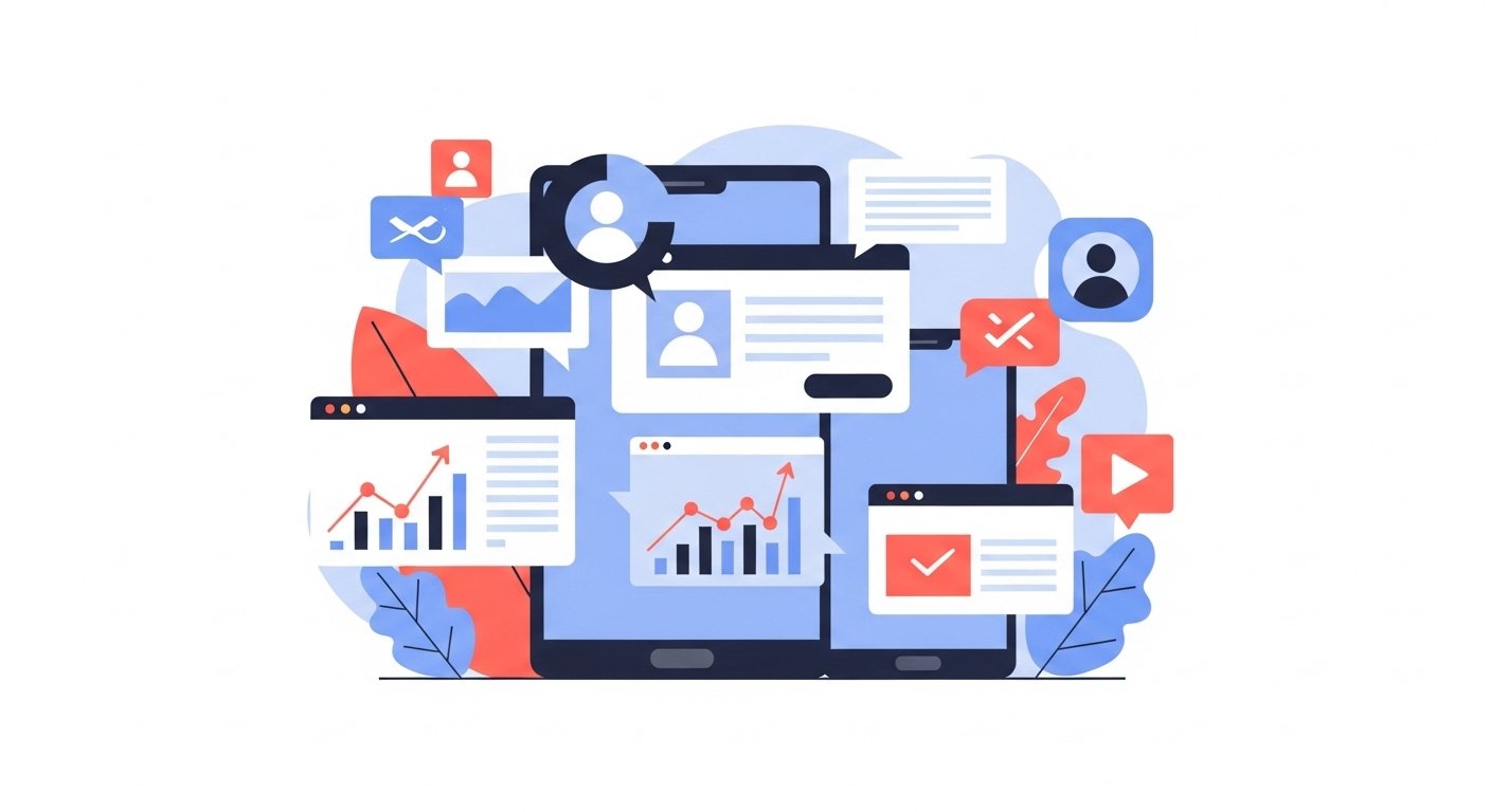 Bild zeigt Online Marketing Tools und Strategien