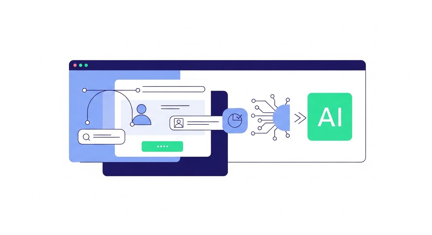 Abstraktes Bild darstellend das Konzept der digitalen Sichtbarkeit