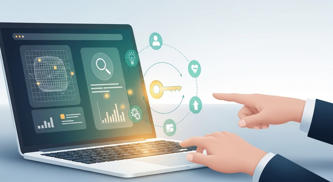 Abbildung zeigt Prozess der SEO Optimierung