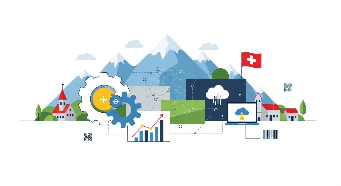 Illustration von KI-Anwendungen in kleinen und mittleren Unternehmen