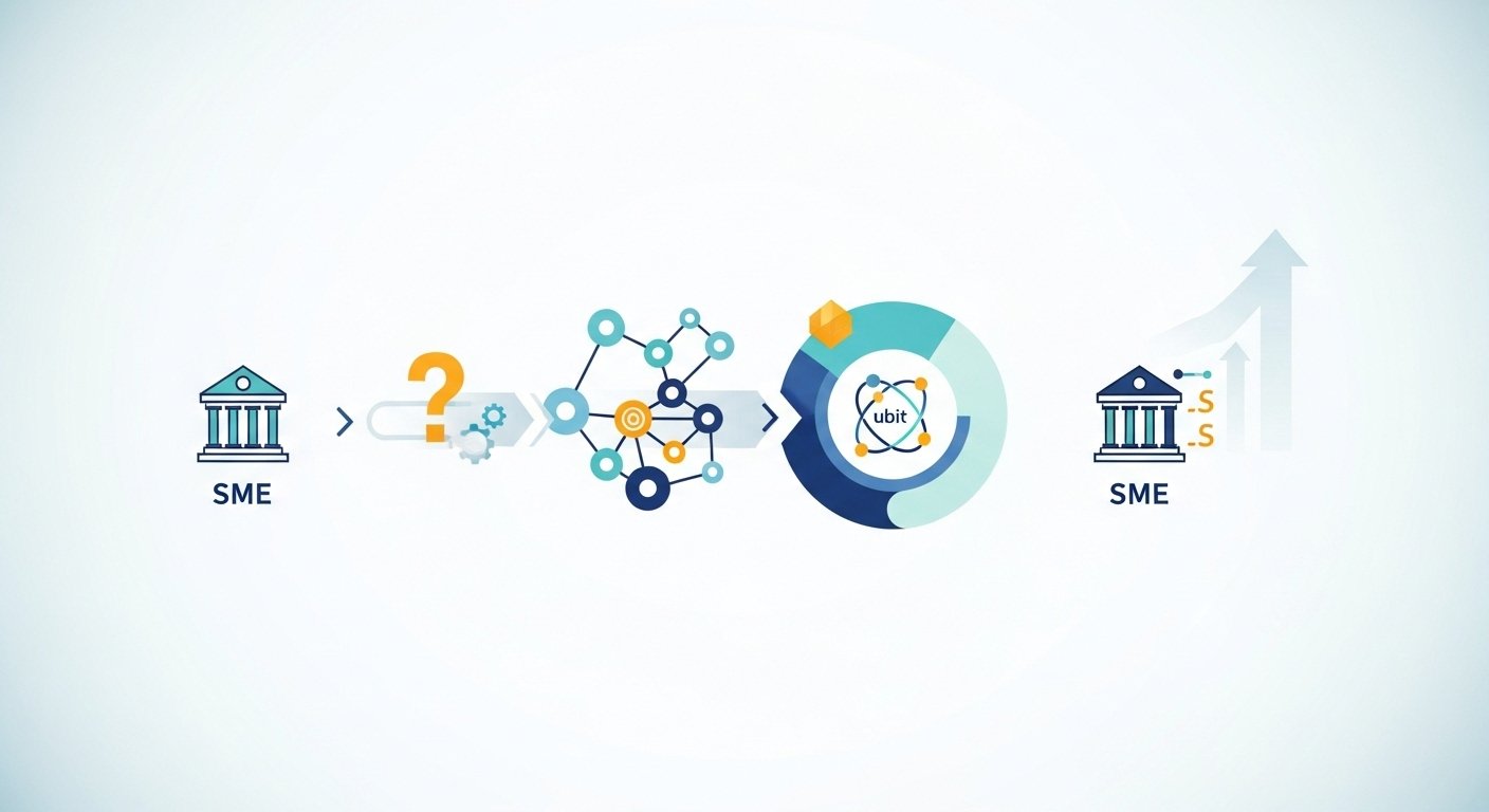 Illustration der Künstlichen Intelligenz Nutzen für kleine und mittlere Unternehmen