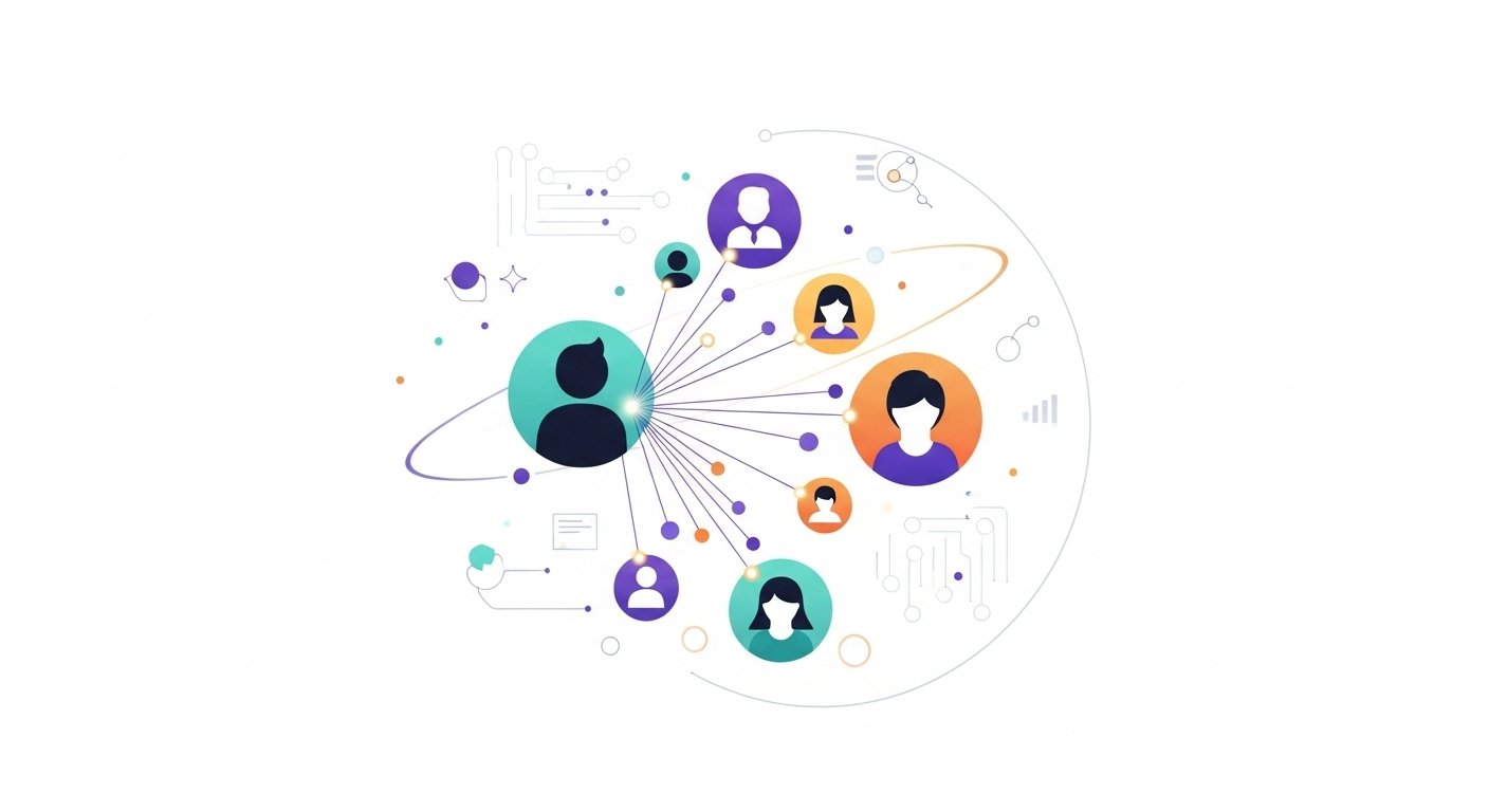 Illustration von Content Automatisierung