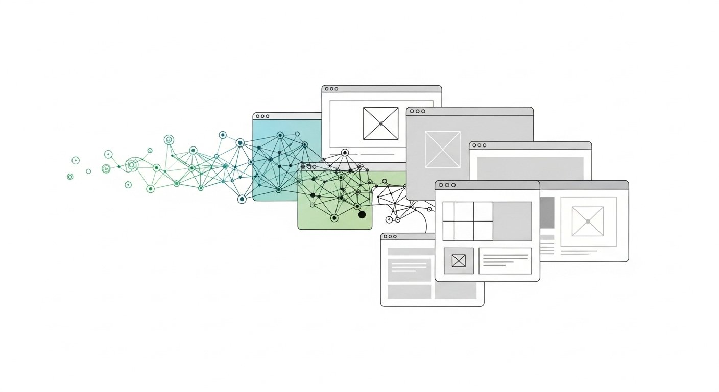 Diagramm zur Darstellung von Content Automatisierung