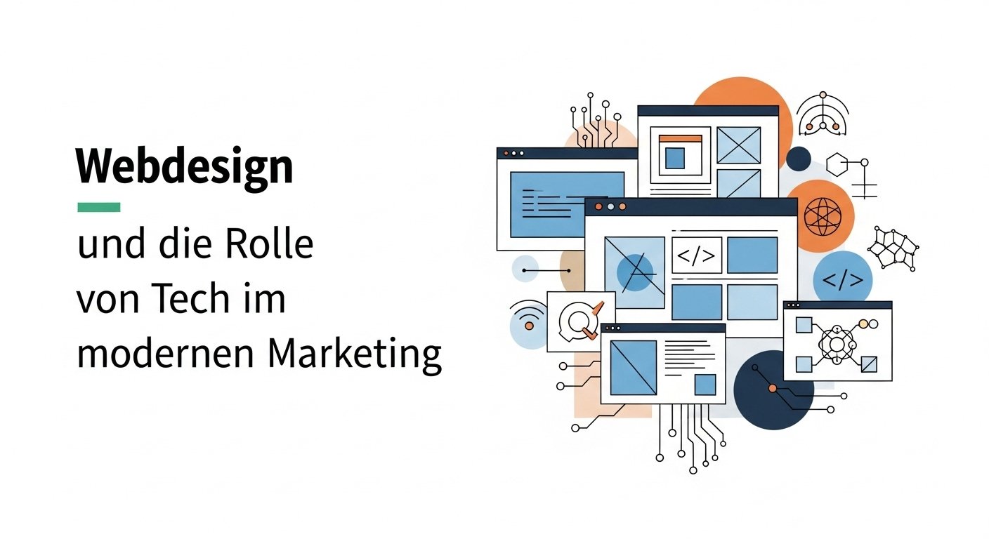 Illustration symbolisiert digitale Sichtbarkeit im Internet