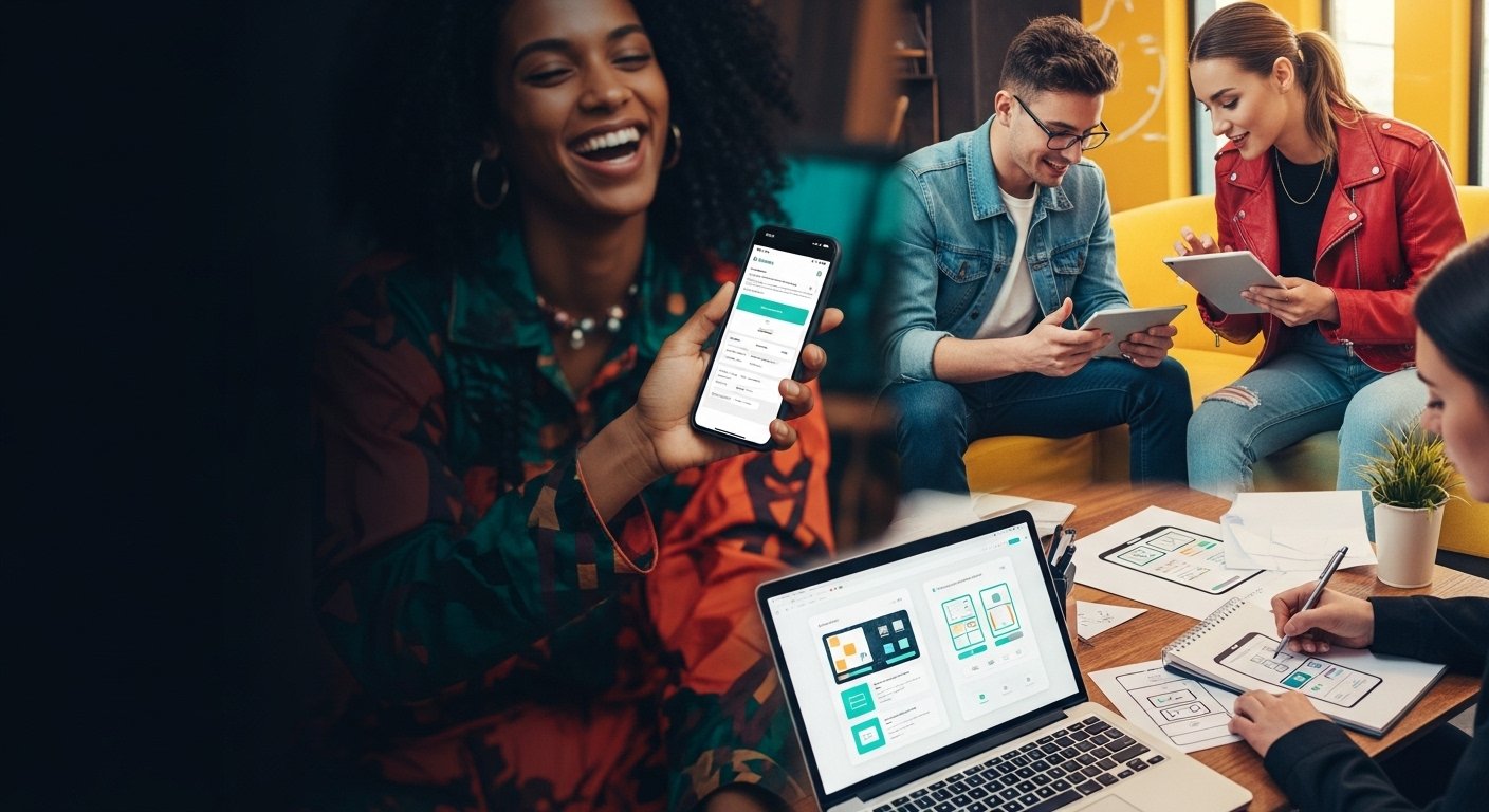 Illustration of Online Marketing Concepts