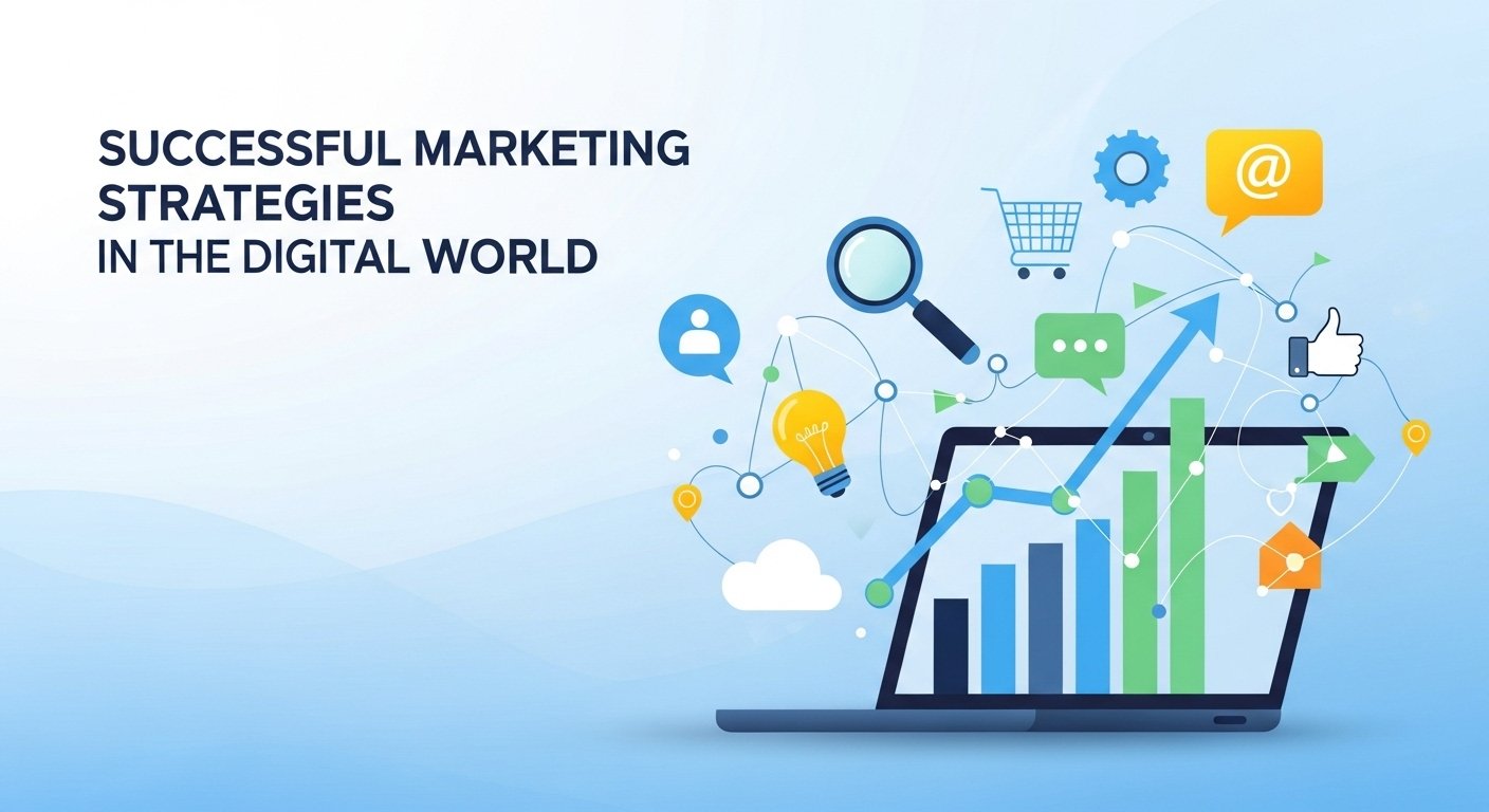 Grafik über verschiedene Online Marketing Strategien