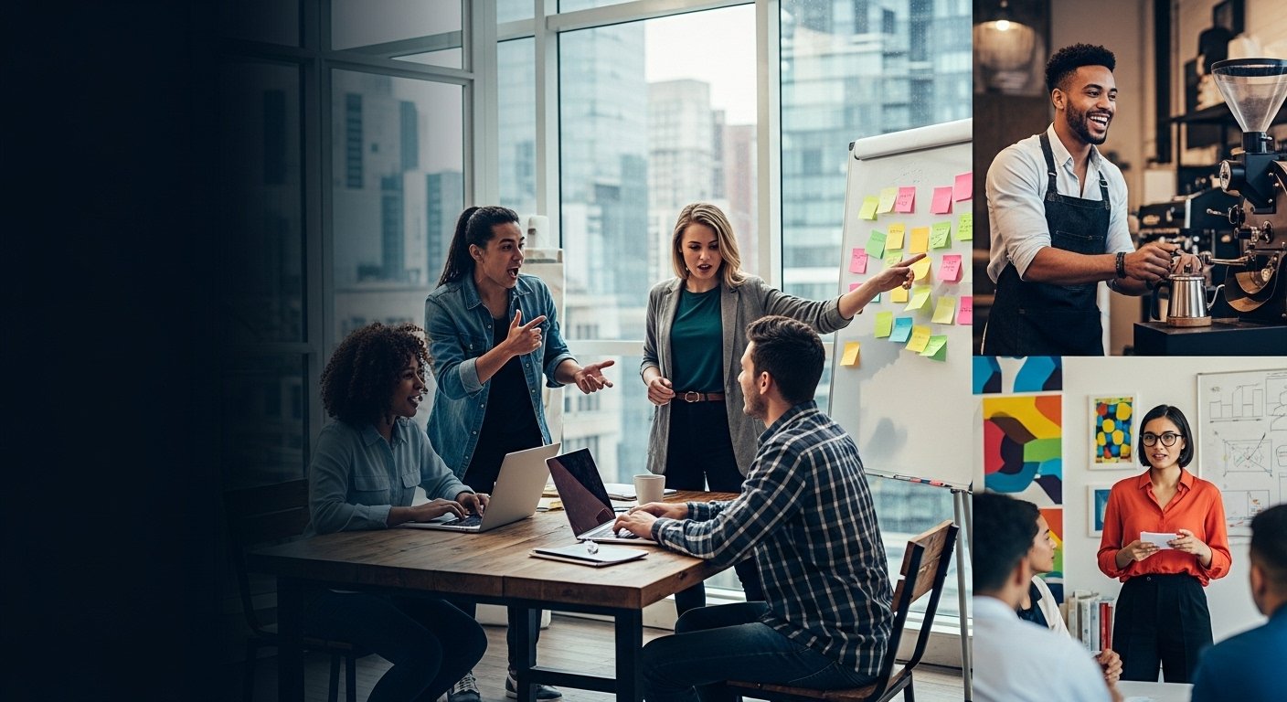 Grafische Darstellung von Online Marketing Strategien