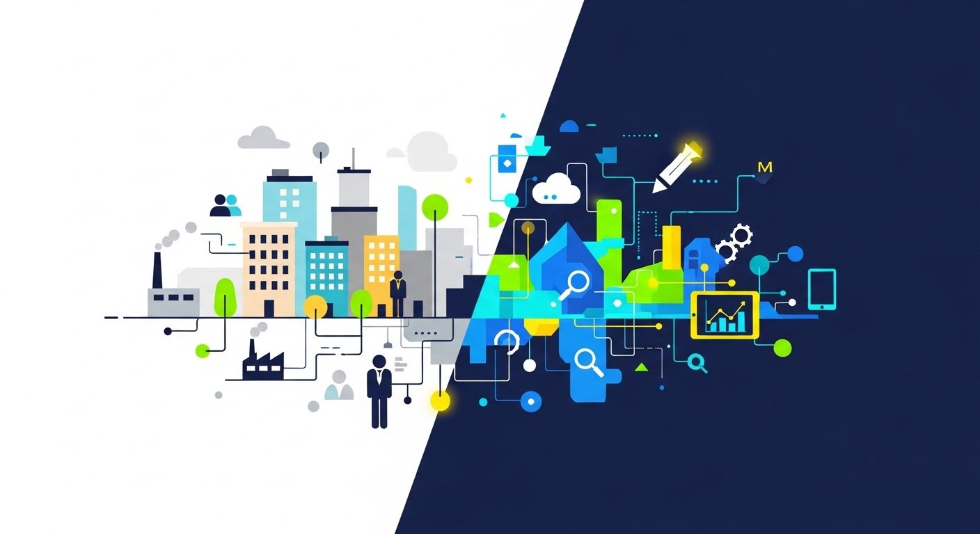 Grafikdarstellung von Online Marketing Strategien