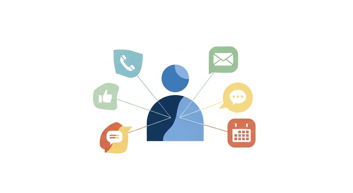 Illustration von Marketing Automation Tools und Strategien